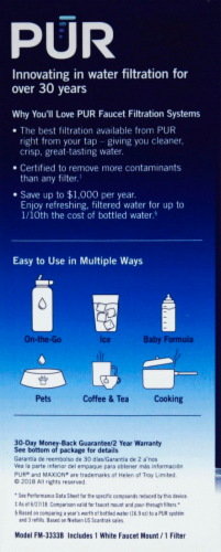 Pur® Faucet Filtration System - White Perspective: right
