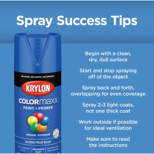Krylon® Colormaxx Gloss Citrus Green Spray Paint & Primer Perspective: right