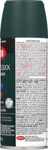 Krylon® ColorMaxx Satin Hunter Green Indoor/Outdoor Spray Paint and Primer Perspective: right