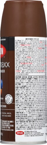 Krylon® Colormaxx Paint + Primer Spray Paint- Satin Leather Brown Perspective: right