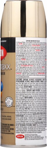 Krylon® ColorMaxx™ Indoor/Outdoor Spray Paint + Primer - Metallic Gold Perspective: right