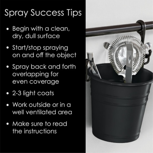 Krylon® Fusion Spray Paint - Satin Black Perspective: right