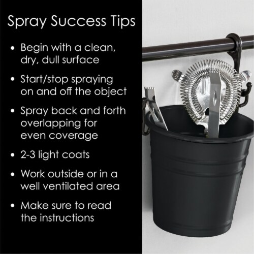 Krylon® Fusion Spray Paint - Satin Black Perspective: right
