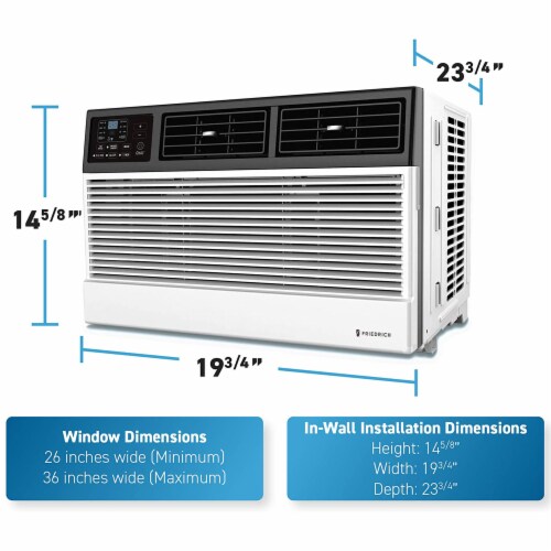 Friedrich Window/Wall Air Conditioner CCW08B10B Perspective: right