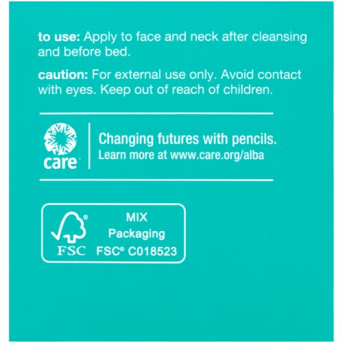 Alba Botanica Even & Bright Renewing Cream Perspective: right