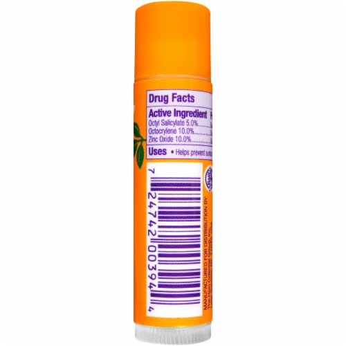 Alba Botanica Very Emollient SPF 25 Sunblock Lip Balm Perspective: right