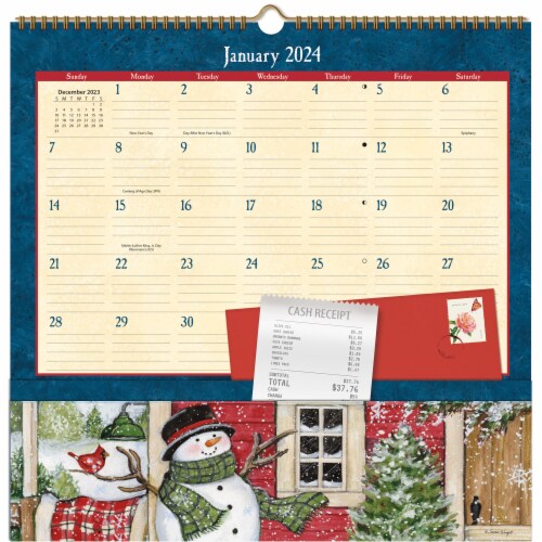 Wells Street by Lang 2024 Heart and Home Wall Calendar Perspective: right