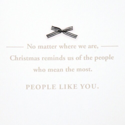 Christmas Card #44: Hallmark Signature Christmas Card (Welcoming Door) Perspective: right