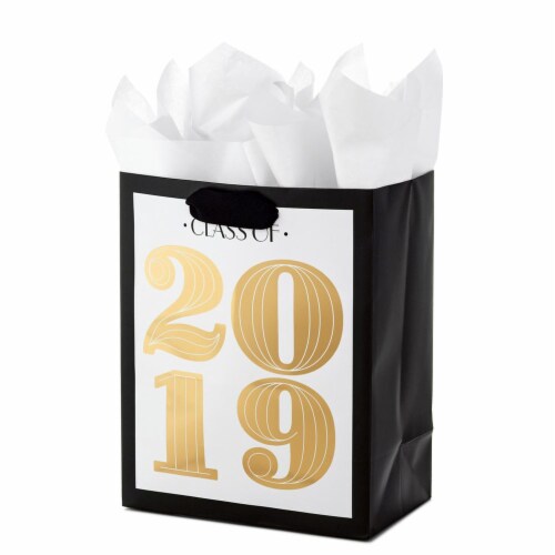 Graduation Gift Bag #65: Hallmark Graduation Medium Gift Bag with Tissue Paper (Class of 2019) Perspective: right