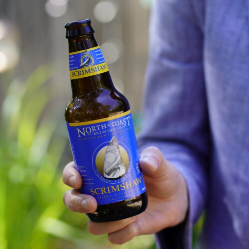 North Coast Brewing Co. Scrimshaw Pilsner Perspective: right