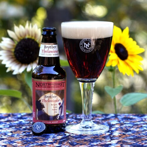 North Coast Brewing Co. American Artisan Series Brother Thelonious Belgian Style Abbey Ale Perspective: right