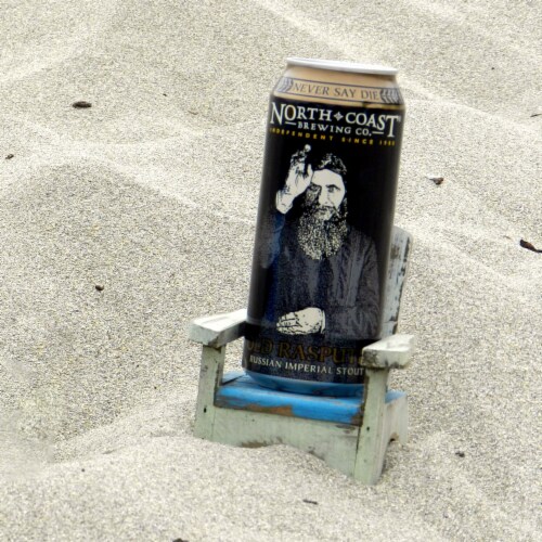 North Coast Old Rasputin Russian Imperial Stout Craft Beer Perspective: right