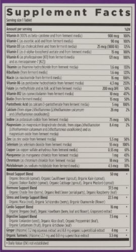 New Chapter Organics Every Woman One Daily 40-Plus Tablets Perspective: right