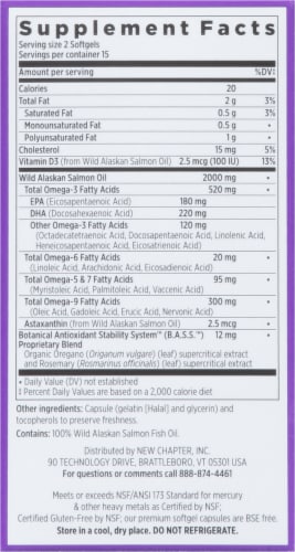 New Chapter® Wholemega™ Fish Oil Perspective: right