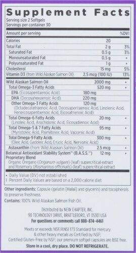 New Chapter® Organics Wholemega™ Whole Fish Oil Perspective: right
