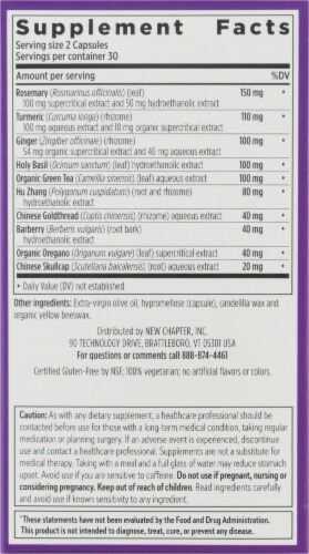 New Chapter Zyflamend Whole Body Dietary Supplement Perspective: right