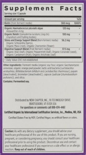 New Chapter Hair Skin & Nails Vegetarian Tablets Perspective: right