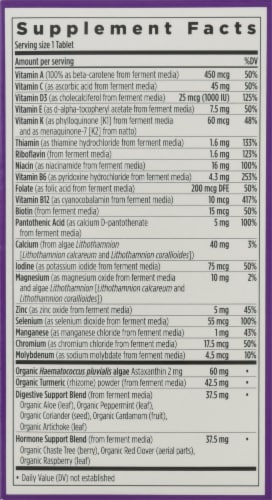New Chapter Every Woman's One Daily 55 + Multi Vegetarian Tablets Perspective: right