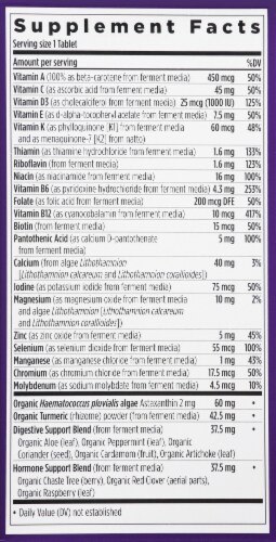 New Chapter Every Woman's One Daily 55 plus Whole Food Multivitamins Perspective: right