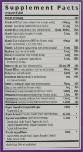 New Chapter Every Man's 55 Plus One Daily Multi Vitamin Tablets Perspective: right