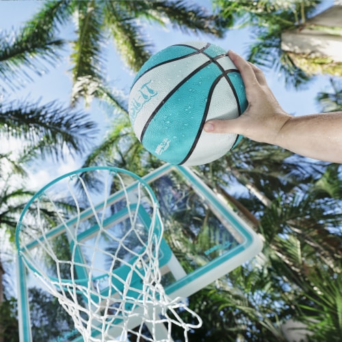Dunn rite splash and sales shoot portable pool basketball hoop