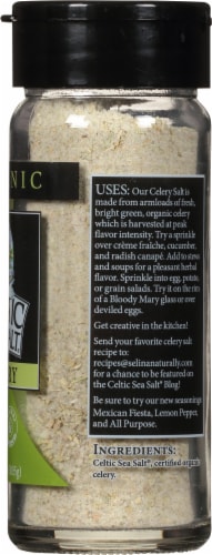 Selina Naturally  Organic Celtic Sea Salt   Celery Perspective: right