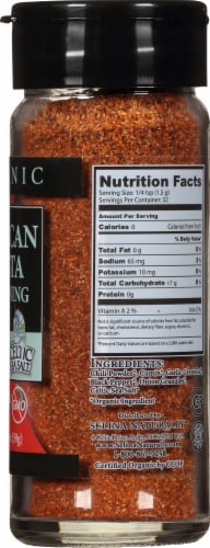 Selina Naturally  Organic Mexican Fiesta Seasoning with a Hint of Celtic Sea Salt Perspective: right