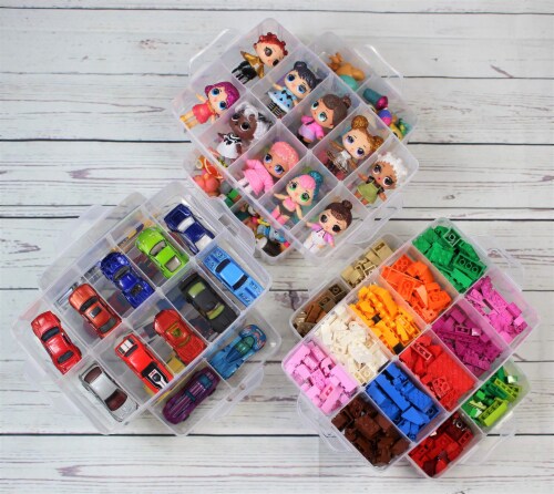 Bins  Things 4-Tier, 40 Comprt Stackable Storage Container Perspective: right