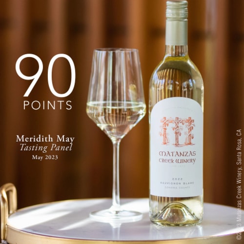 Matanzas Creek Sonoma County California Sauvignon Blanc California White Wine Perspective: right