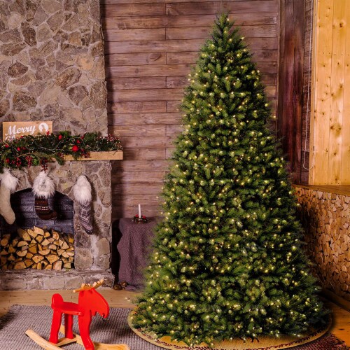 National Tree Company 10 Foot Dunhill Fir Artificial Christmas Tree ...