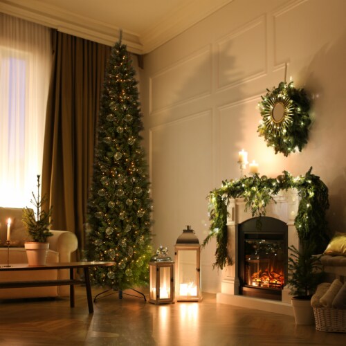 12 foot pre lit sales christmas tree