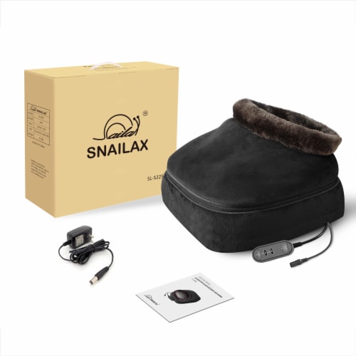 Snailax 2-in-1 Kneading Shiatsu Foot Warmer & Back Massager SL-522S, 1 -  Kroger