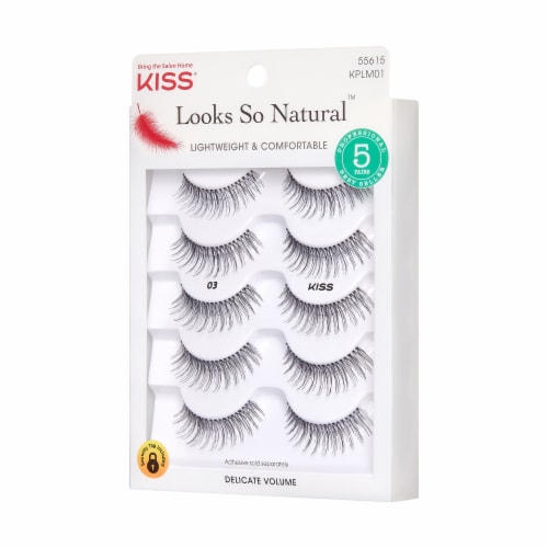 Kiss® Looks So Natural™ False Eyelashes Perspective: right