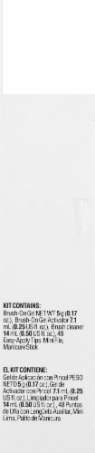 KISS Brush-On Gel Brush-on Gel Nail Kit Perspective: right