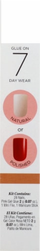 Kiss Salon Acrylic Natural Strong Enough Long Length Nails Perspective: right