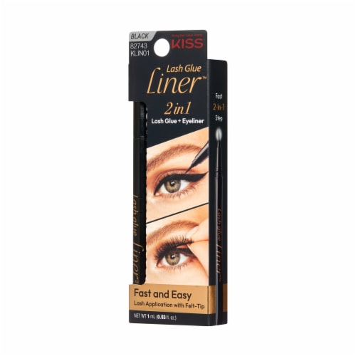 Kiss® 01 Lash Glue & Liner - Black Perspective: right