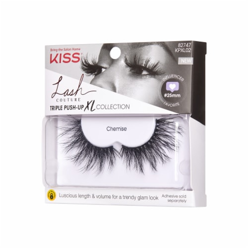Kiss® Lash Couture Triple Push-Up XL Collection False Eyelashes - 02 Chemise Perspective: right