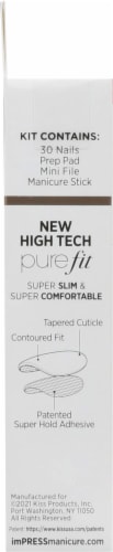 Kiss imPRESS® Short One More Chance Press-On Manicure Nails Perspective: right