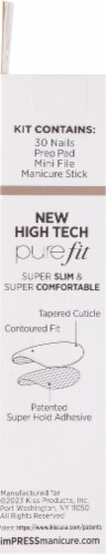 Kiss imPress Evanesce Short Press-On Manicure Nails Perspective: right