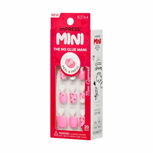 Kiss imPRESS® Super Duper Mini Press-On Manicure Perspective: right