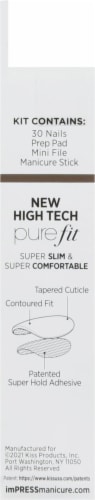 Kiss imPRESS® Short Press-On Manicure Nails Perspective: right