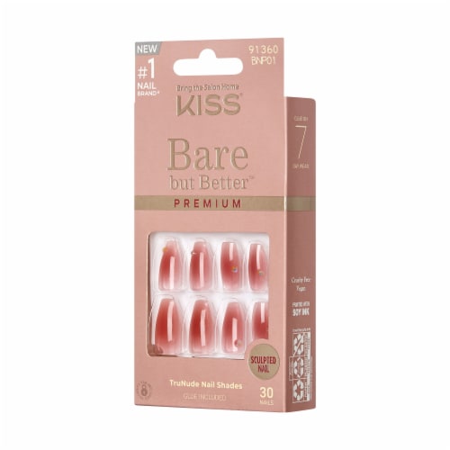 Kiss® Bare But Better™ Sculpted Nails Shine Perspective: right