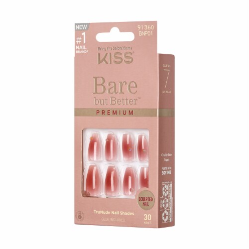 Kiss® Bare But Better™ Sculpted Nails Shine Perspective: right