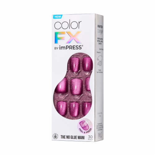 Kiss® imPress® Color FX No-Glue Mani Press On Nails - Levels Perspective: right