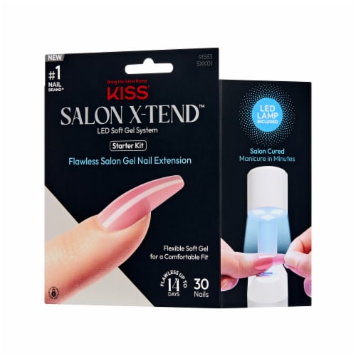 Kiss® Salon X-tend™ LED Soft Gel System Nails Tone Perspective: right