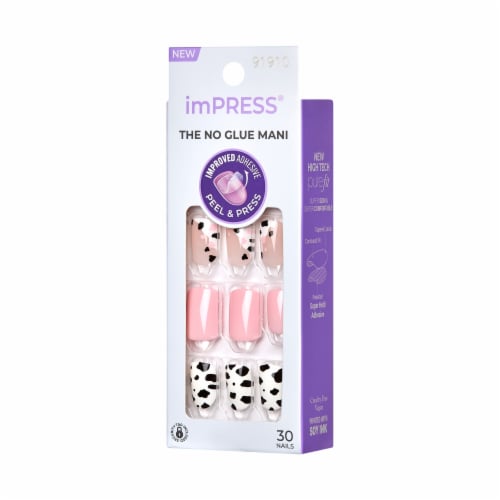 Kiss® imPress® No Glue Mani Press-On Nails - One Chance Perspective: right