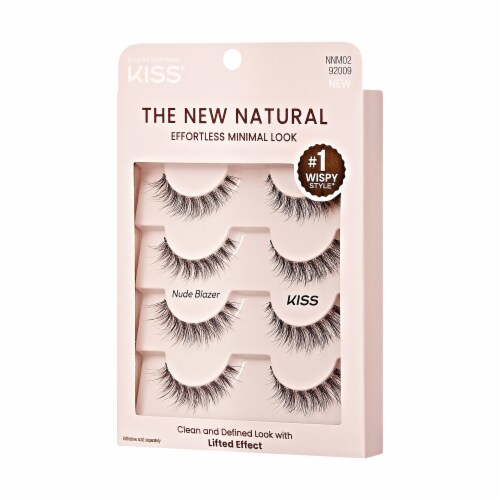 KISS The New Natural, False Eyelashes, Nude Blazer, 12 mm, 4 Pairs Perspective: right