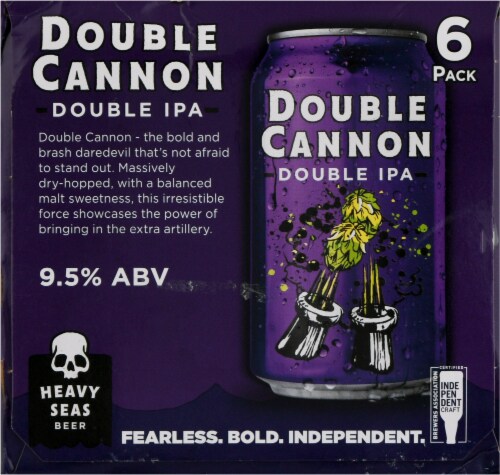 Heavy Seas Double Cannon IPA Beer Perspective: right
