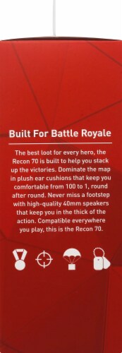Turtle Beach Nintendo Switch Ear Force Recon 70 Wired Gaming Headset - Black/Red Perspective: right