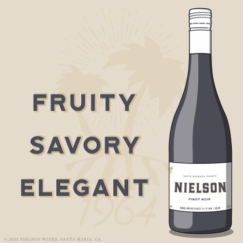 Nielson Santa Barbara County California Pinot Noir Red Wine Perspective: right